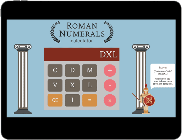 Roman Calculator App